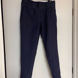Elegant Navy Ankle Pants